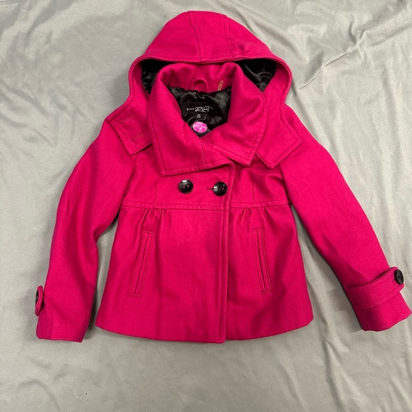 Girls wool peacoat
